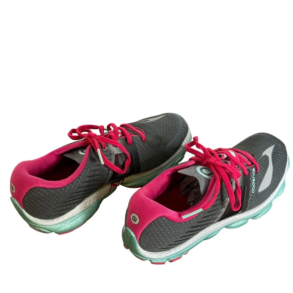 Brooks Cadence Running Shoes‎ Wmns 11B Gray Pink Stability Athletic Minimalist